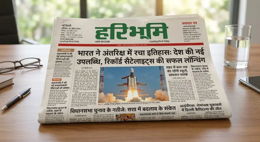 Hari Bhoomi Newspaper Advertisement Booking