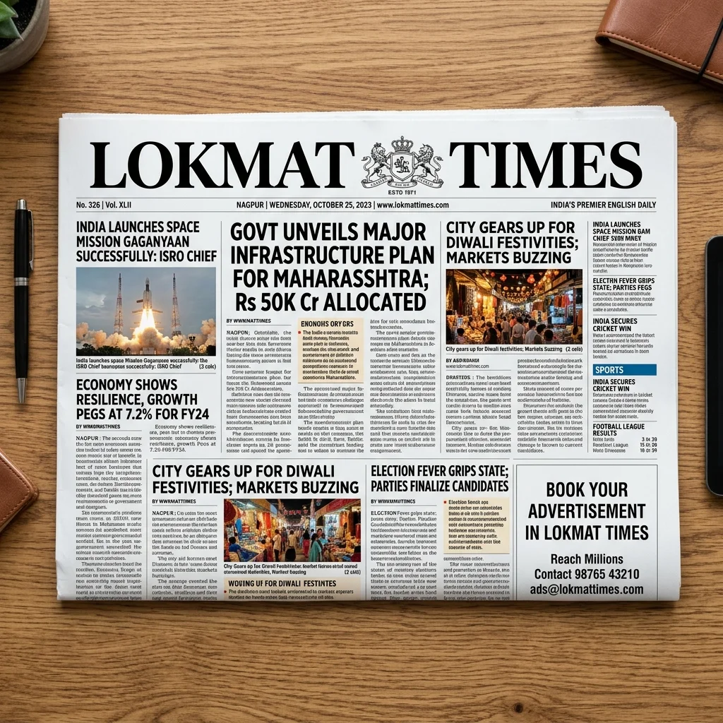 Lokmat Times Newspaper Advertisement Booking